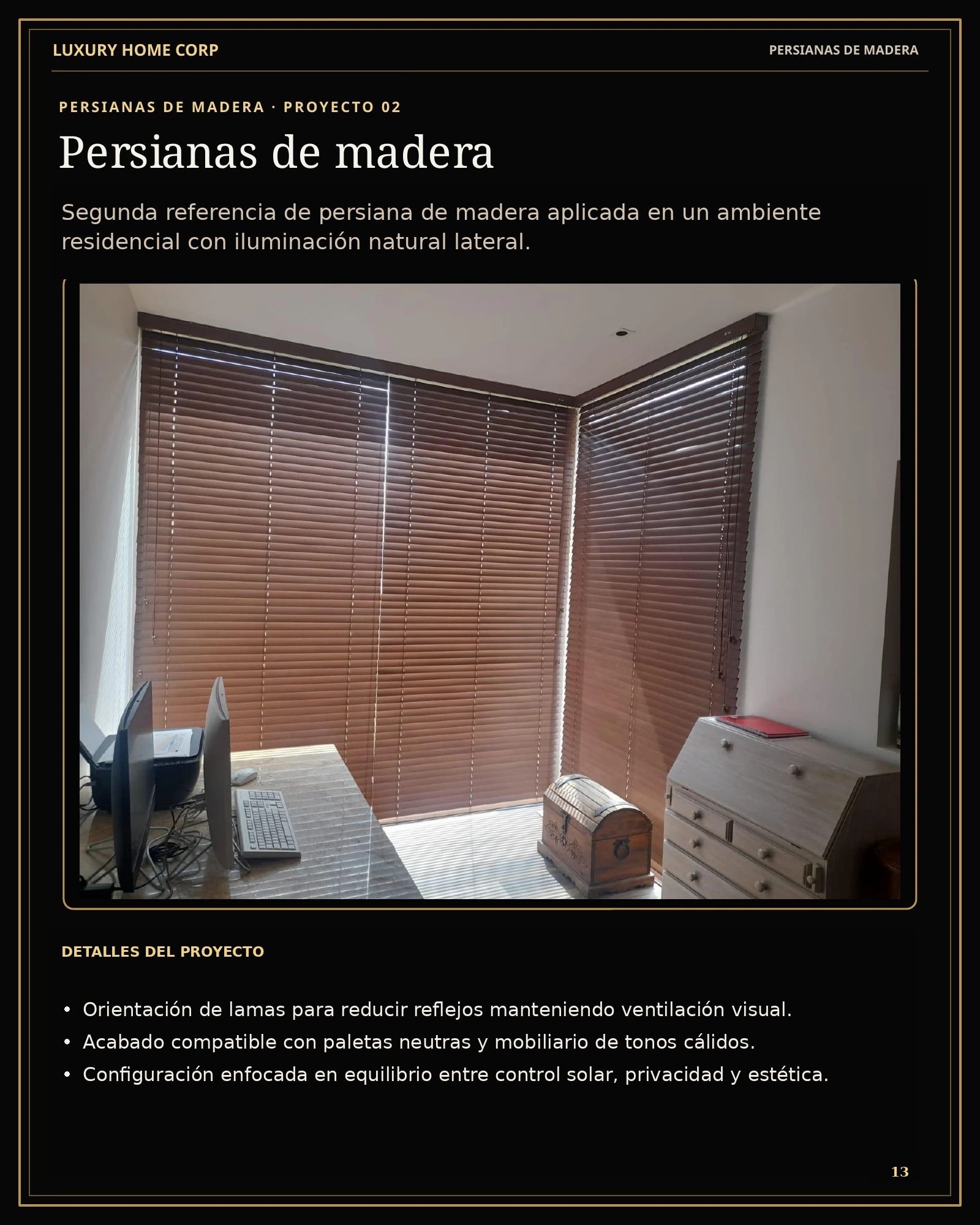 Portafolio de Cortinería página 13