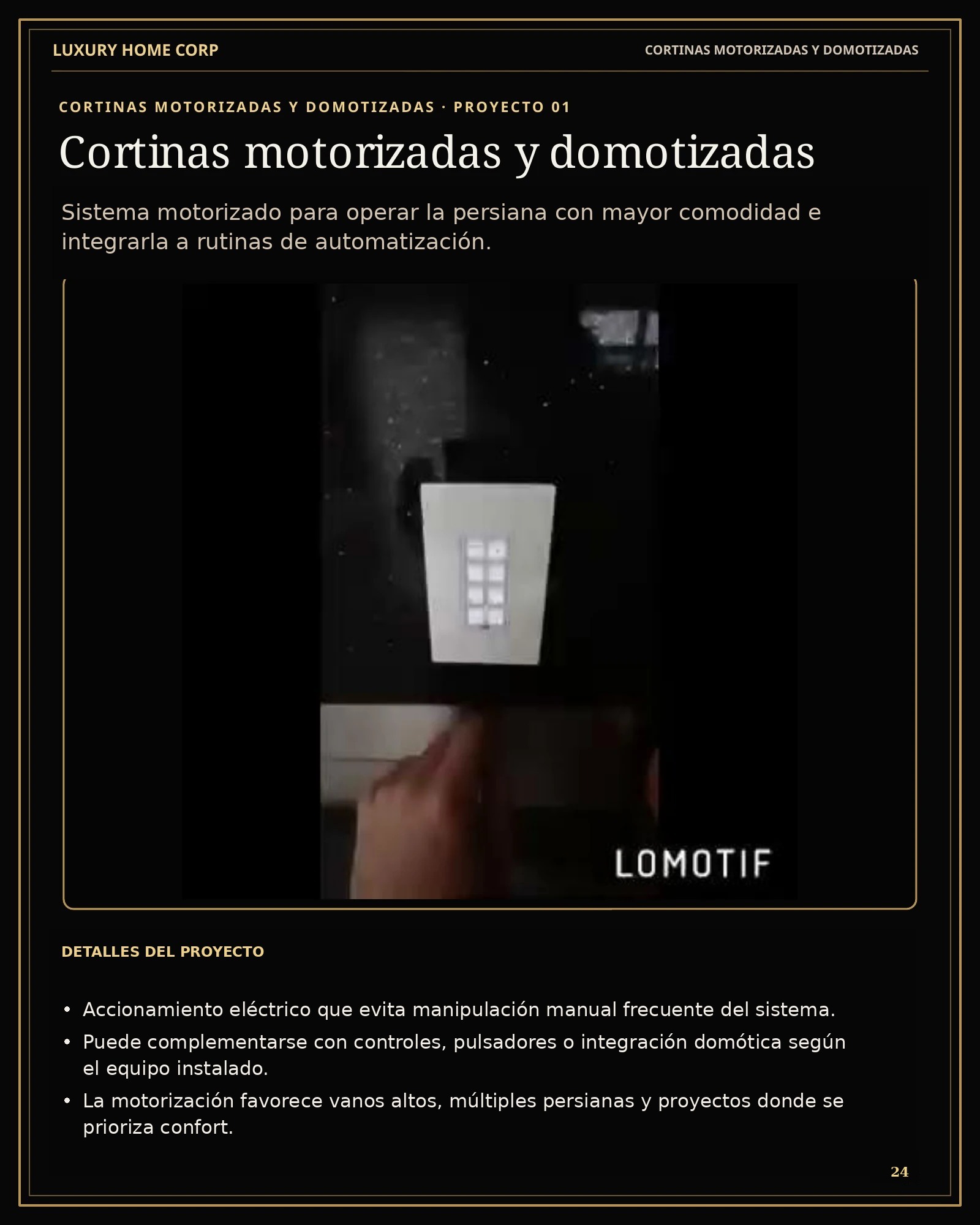 Portafolio de Cortinería página 24